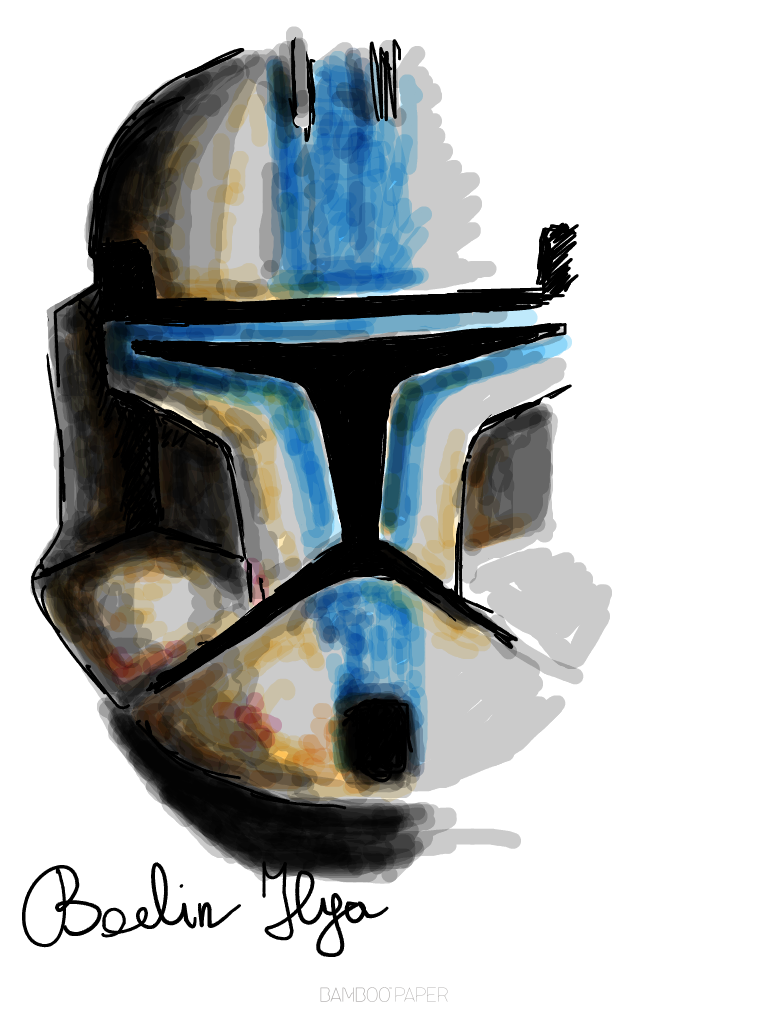 768x1024 Star Wars Clone Trooper Lieutenant By Foxbatmit - Clone Painting