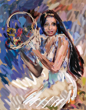 288x365 Creating A Photo Painting Using Painter - Clone Painting