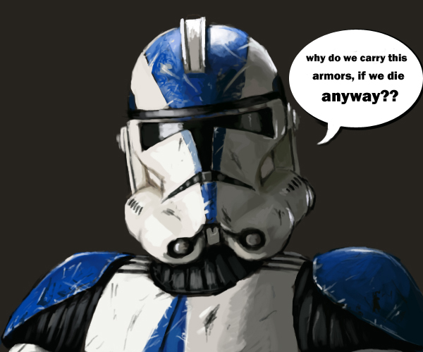 600x500 Clone Trooper By Fonteart - Clone Trooper Painting