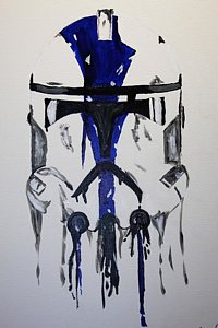 200x300 Star Wars Clone Trooper Paintings - Clone Trooper Painting
