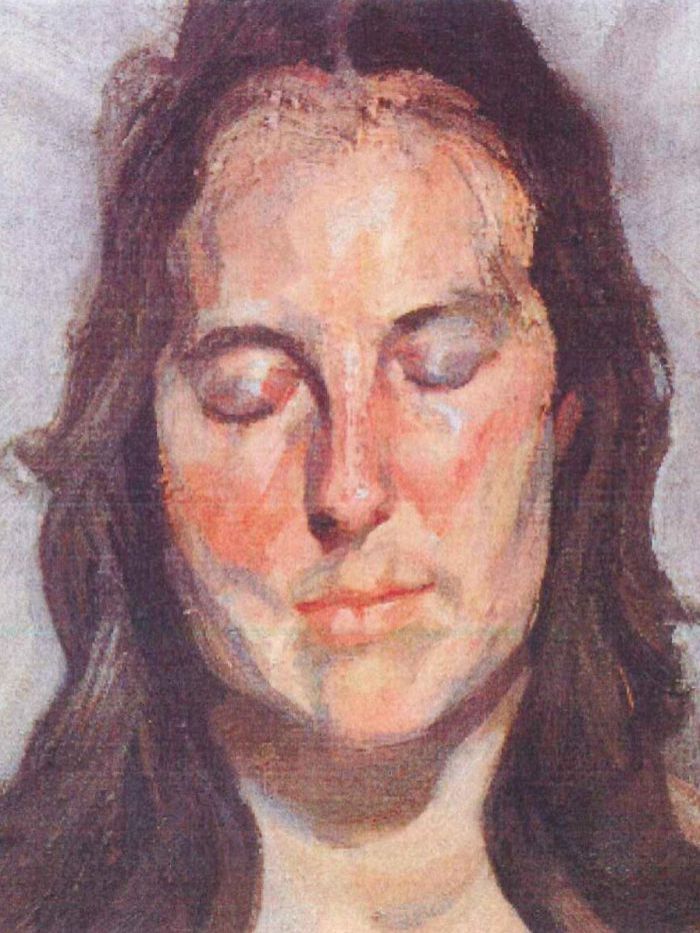700x933 Lucian Freud Painting Stolen From Dutch Museum - Closed Eyes Painting
