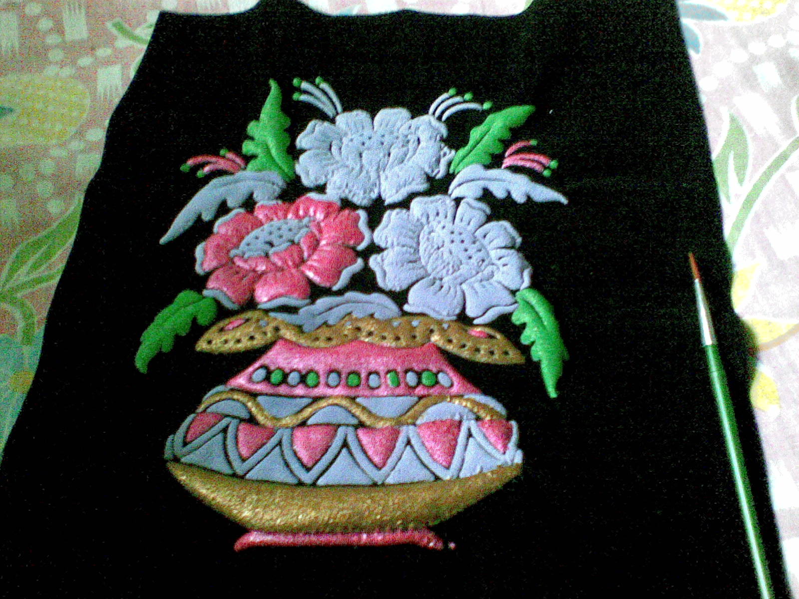 1600x1200 Emboss Paintings Monie's Weblog - Cloth Painting