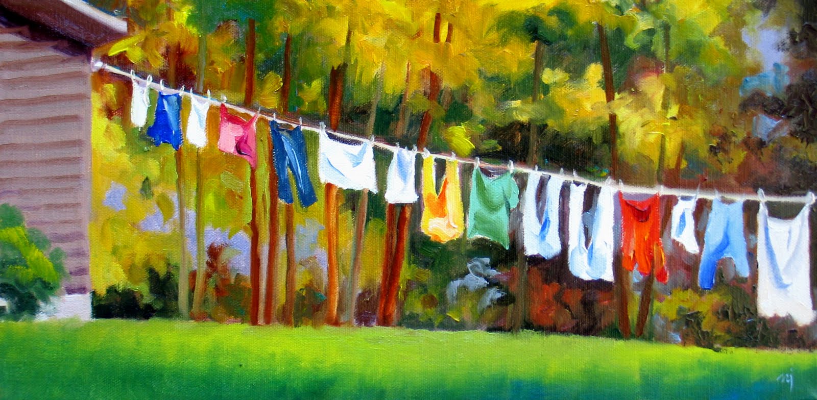 1600x784 Nel's Everyday Painting 91910 - Clothesline Painting