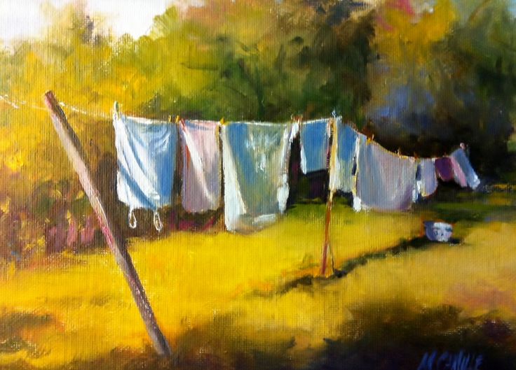 736x529 1618 Best On The Line Images On Clotheslines, Laundry - Clothesline Painting