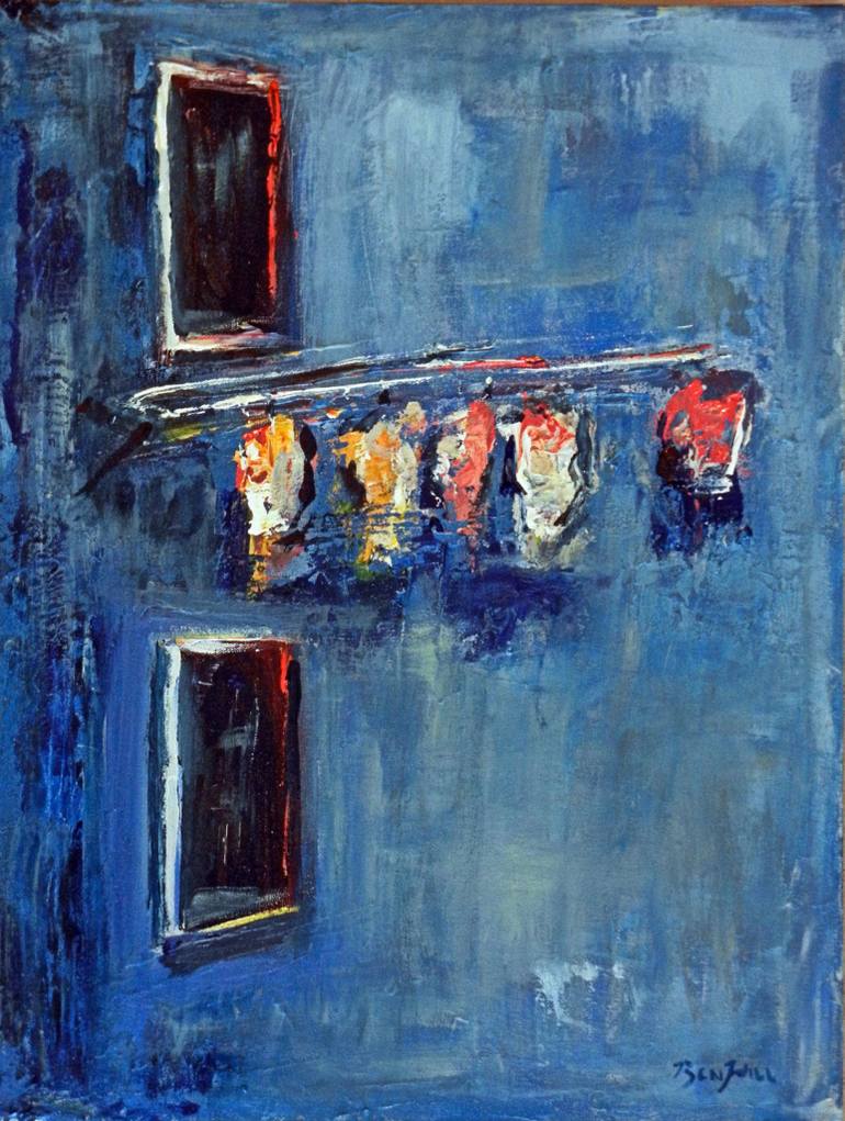 770x1021 Saatchi Art Windows - Clothesline Painting