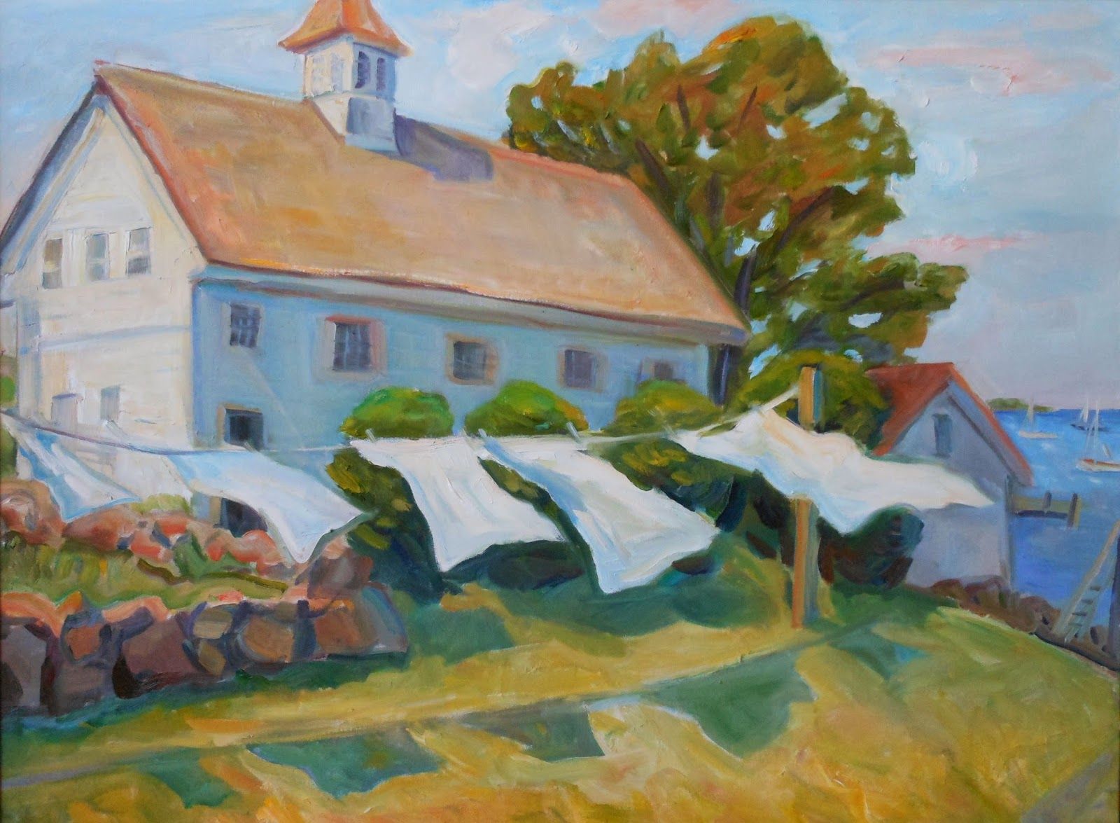 1600x1175 Clothesline Painting - Clothesline Painting