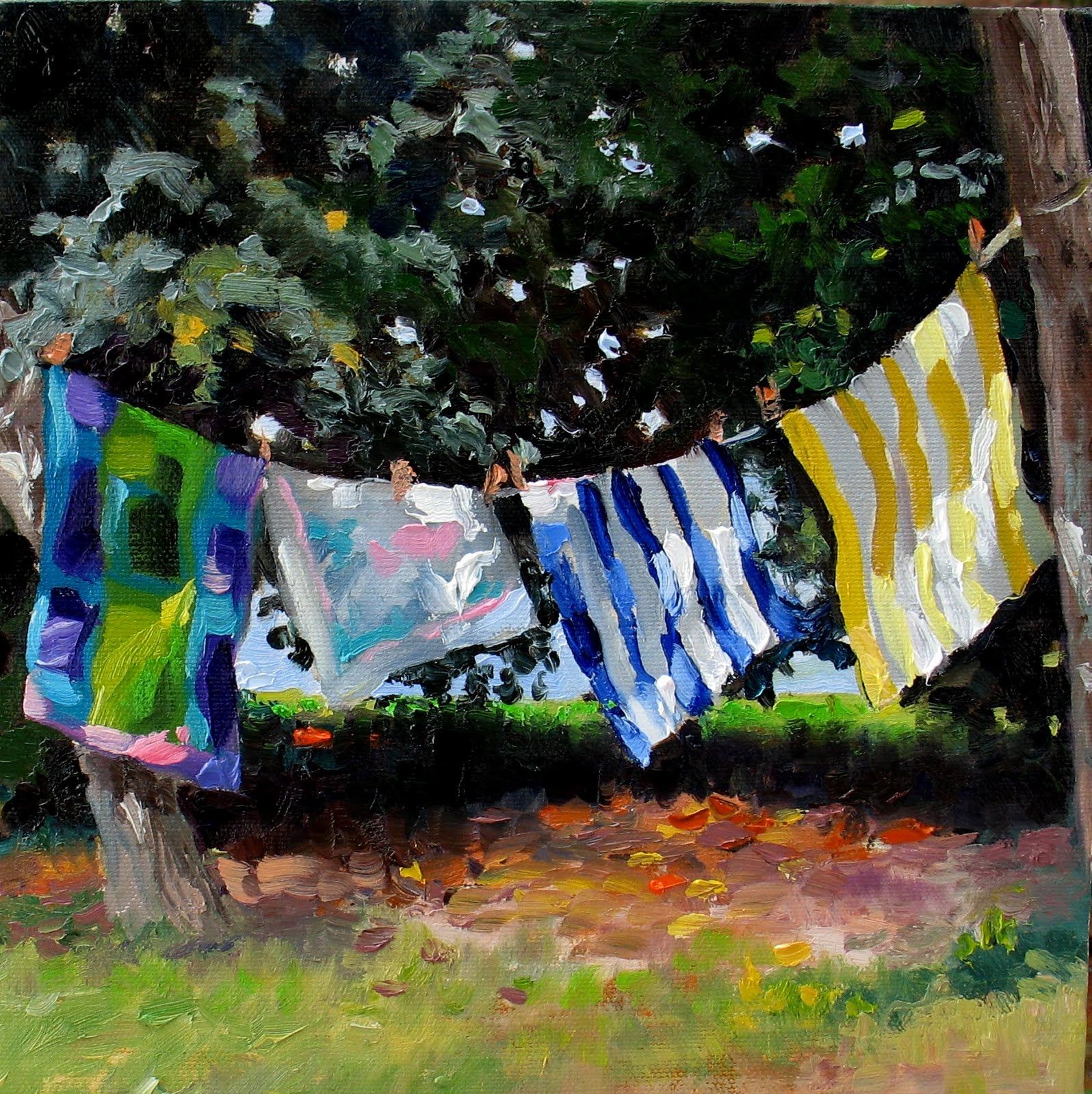 Clothesline Painting at Explore collection of