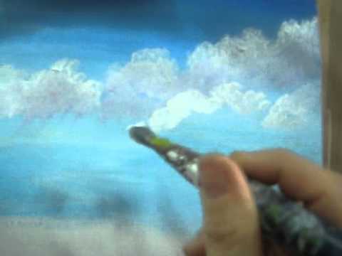 480x360 How To Paint Clouds With Acrylics - Cloud Painting