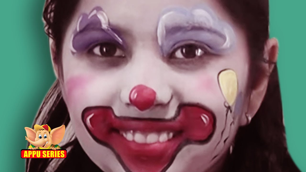 1280x720 Face Painting - Clown Face Painting