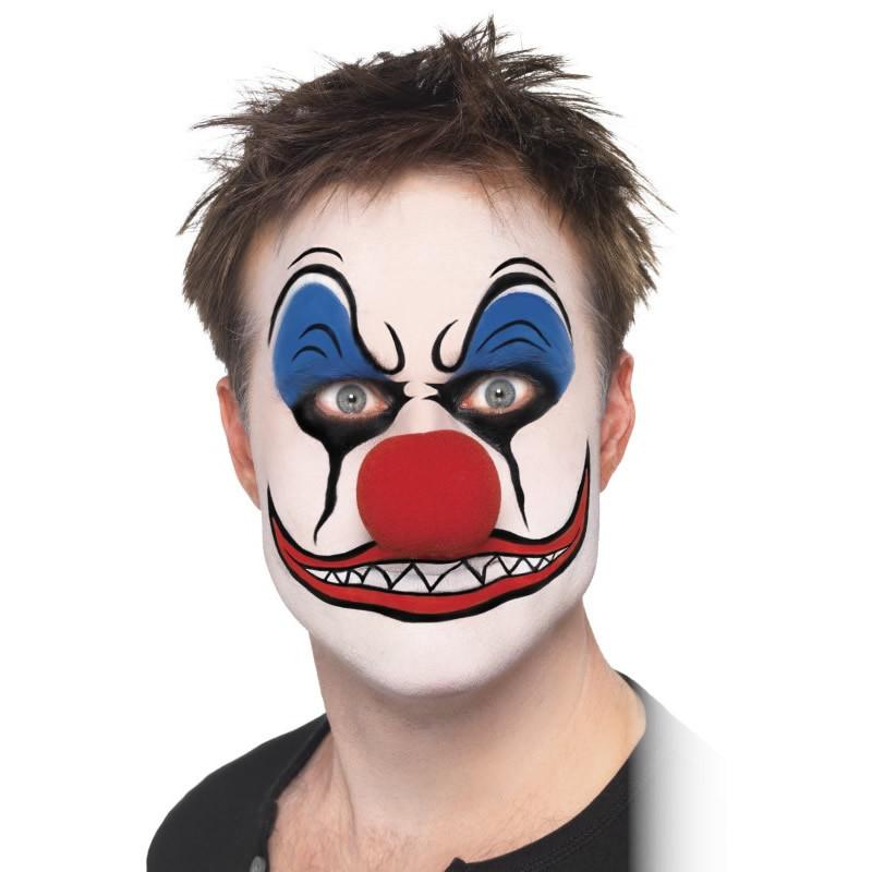 Clown Face Painting at PaintingValley.com | Explore collection of Clown ...