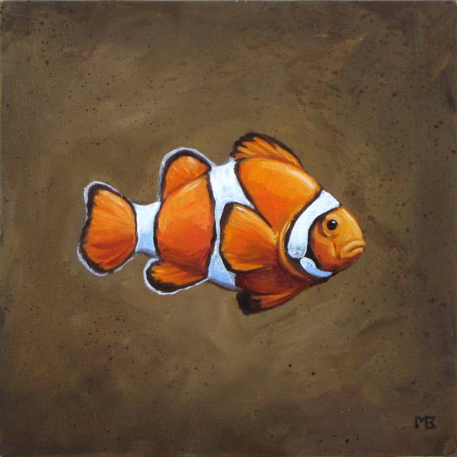650x650 Stunning Clownfish Painting Reproductions For Sale On Fine Art - Clown Fish Painting