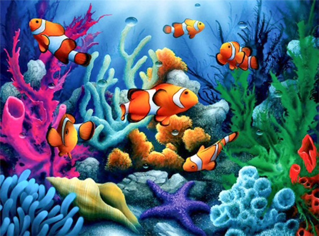 Clown Fish Painting at PaintingValley.com | Explore collection of Clown ...