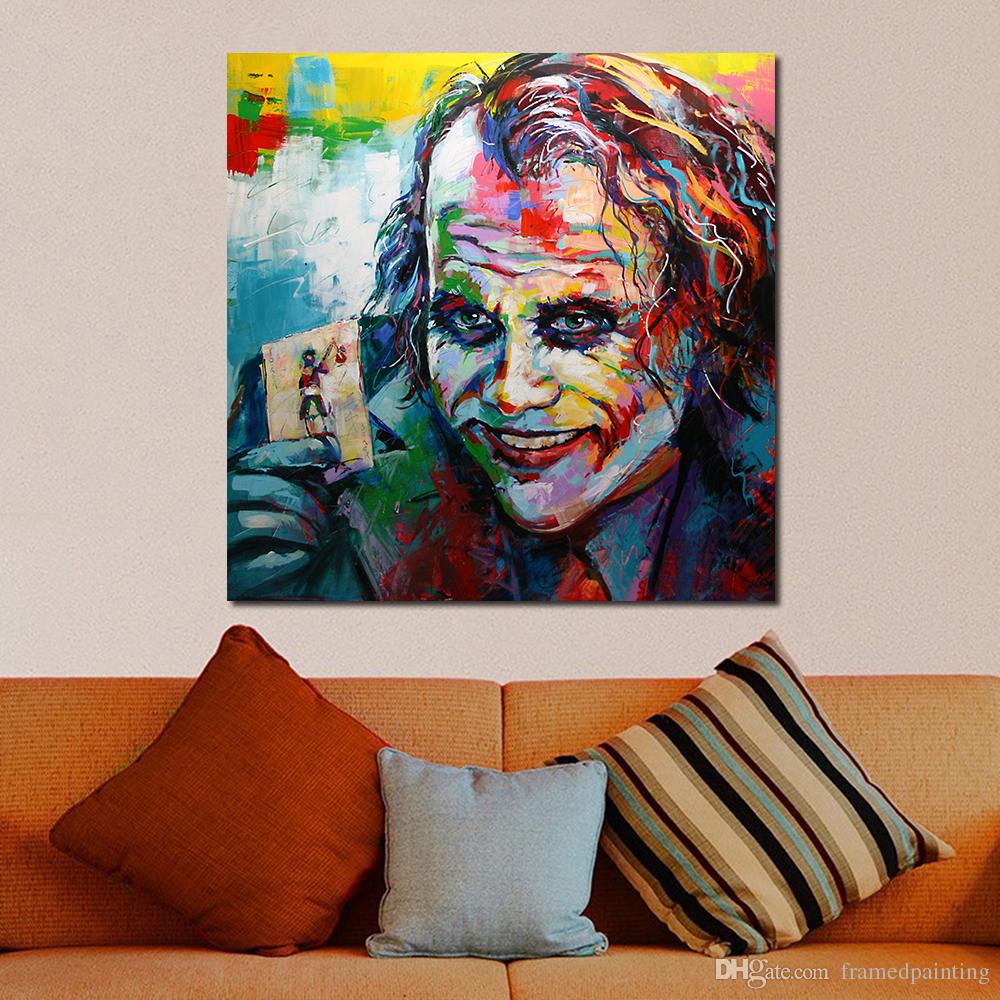 1000x1000 Graffiti Clown Oil Painting Canvas Art Paintings For Living Room - Clown Oil Painting Canvas