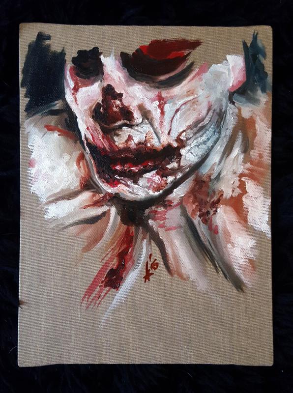 596x800 Tattoos By Alan Aldred Original Art Canvas Cloyne (Clown - Clown Oil Painting Canvas