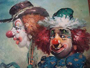 300x225 Clown Painting Ebay - Clown Oil Painting Canvas