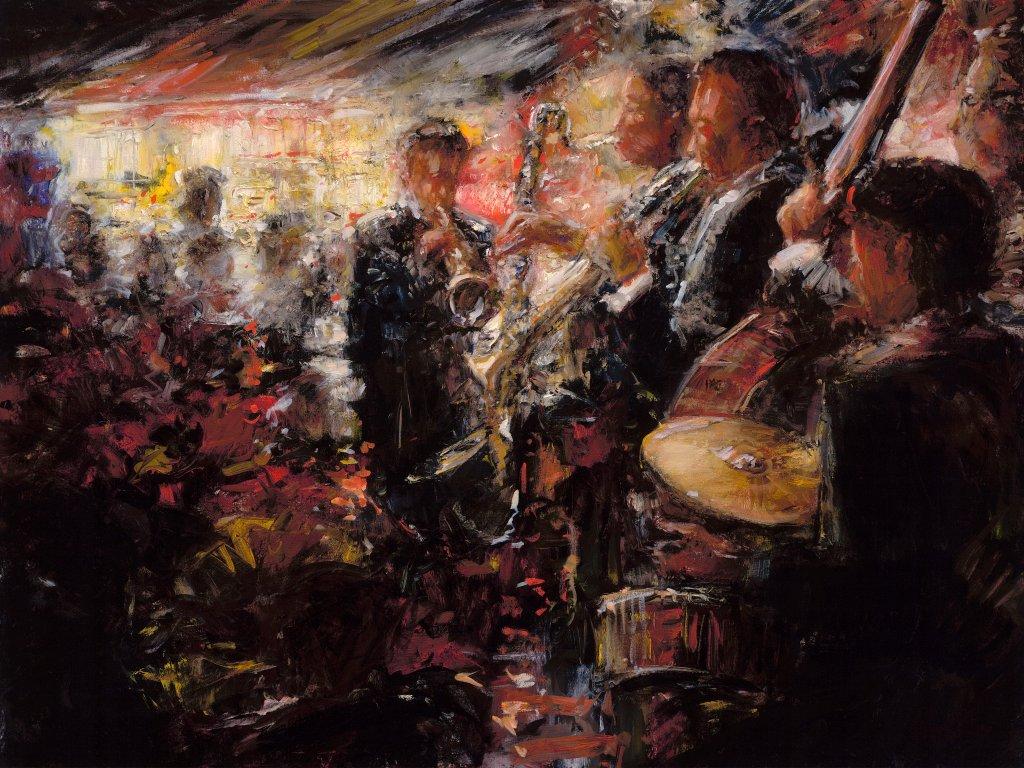 1024x768 Jazz Club Painters Chair Fine Art In Coeur D'Alene, Idaho - Club Painting