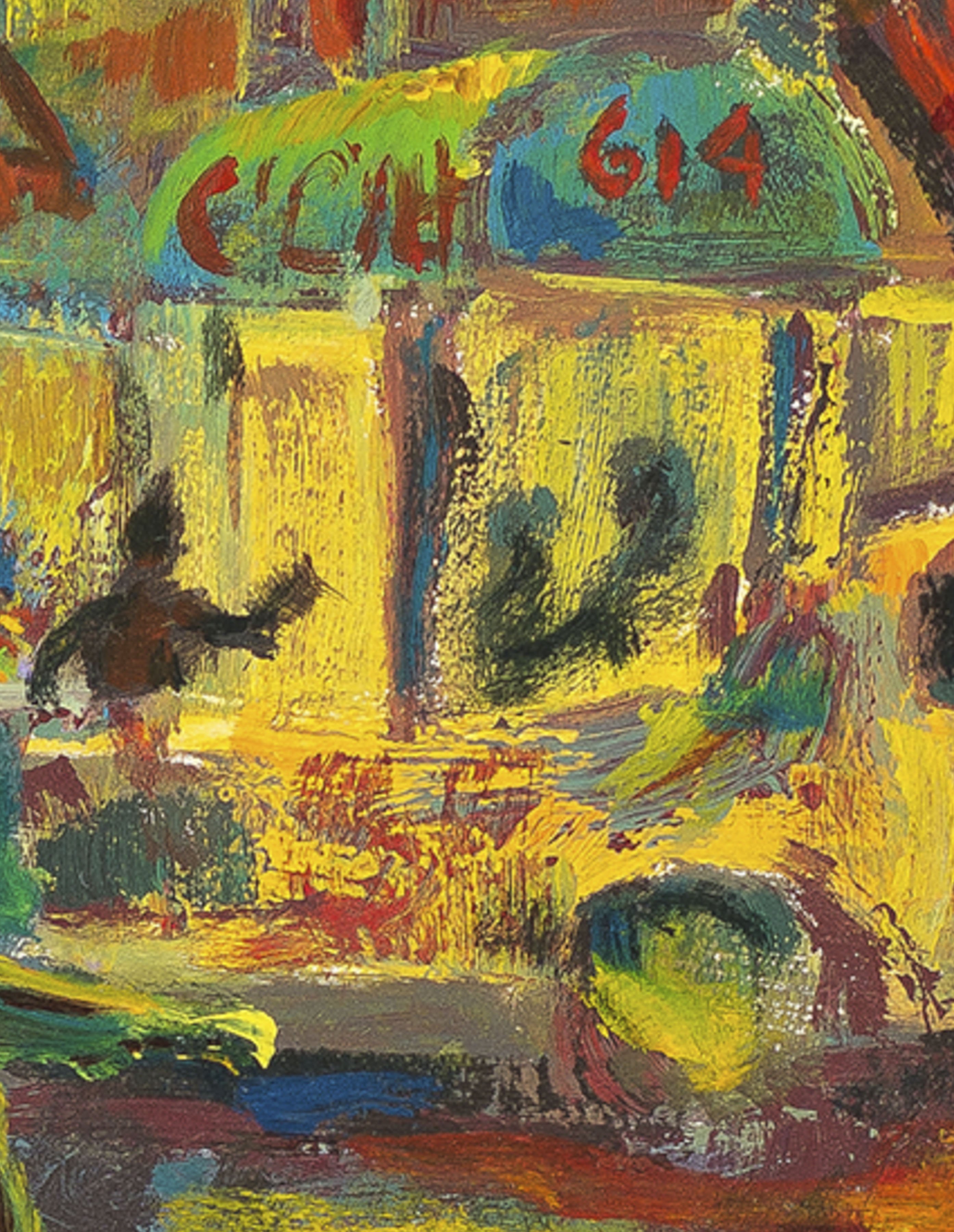 2788x3600 Outside The Club - Club Painting