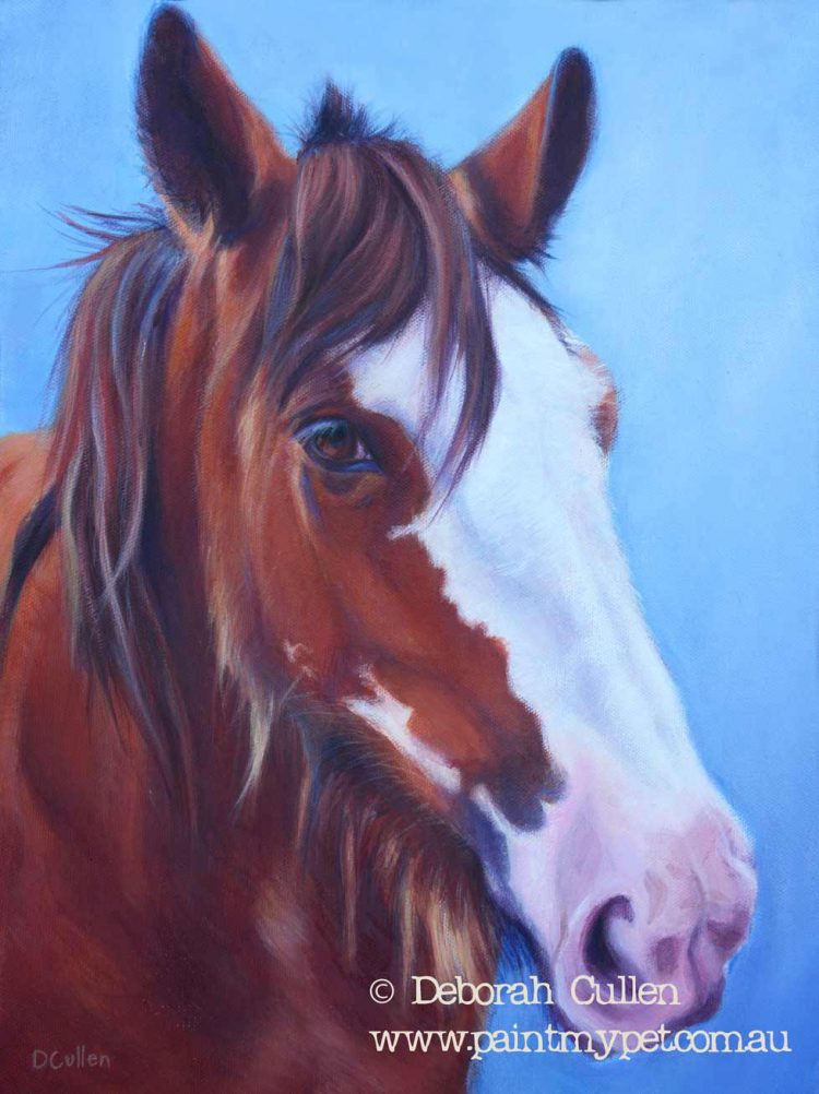 750x1002 Hayley - Clydesdale Horse Painting