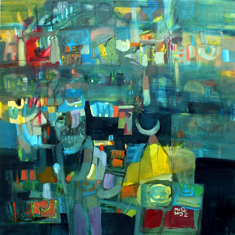 770x770 Saatchi Art From The Cmyk Series Of Works Painting By Mutaz Elemam - Cmyk Painting