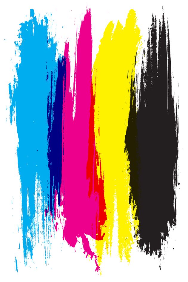 630x945 Watercolor Cmyk I Love This Idea For My Colordesign Tattoo - Cmyk Painting