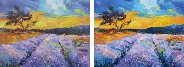 645x235 Wide Gamut Prints Lsp - Cmyk Painting