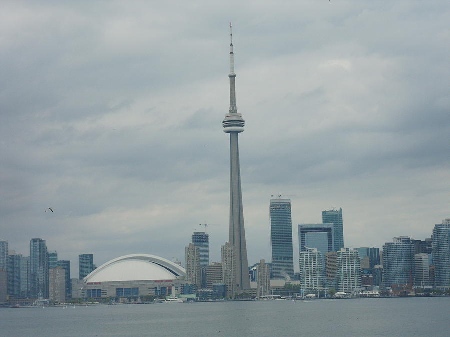 900x675 Cn Tower Painting By Galina Maximova - Cn Tower Painting