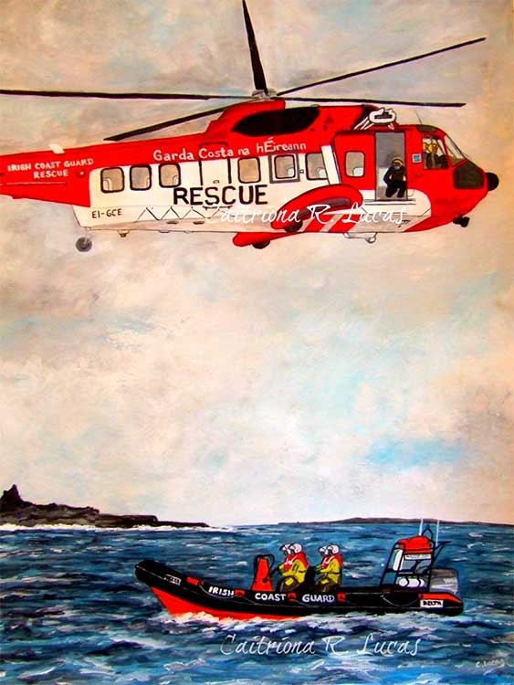563x750 Coast Guard Unit Responds To First Call Since Tragedy The Clare - Coast Guard Painting