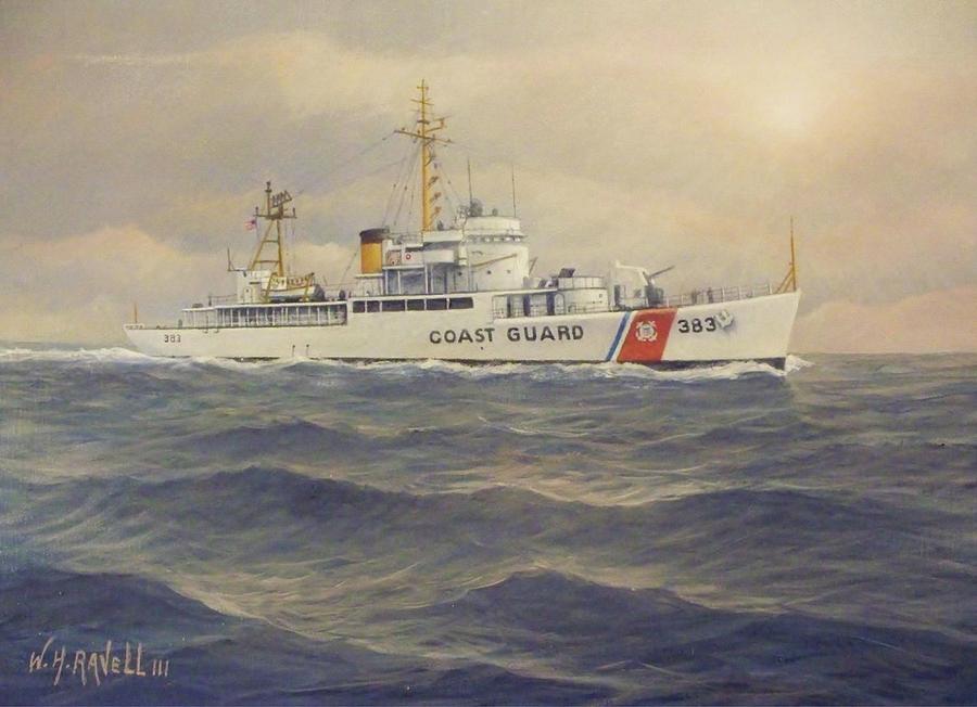 900x652 U. S. Coast Guard Cutter Castle Rock - Coast Guard Painting