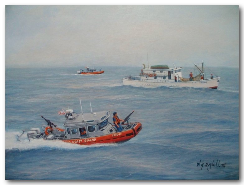 Coast Guard Painting at PaintingValley.com | Explore collection of ...