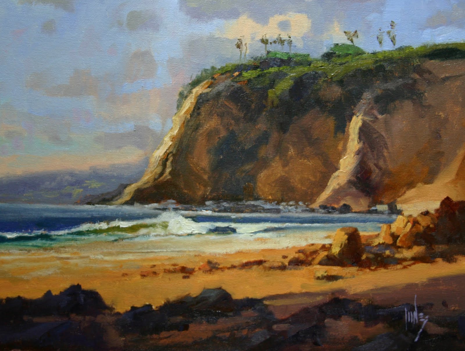 1600x1206 Rusty Jones, Painter's Blog New Coastal Painting - Coastal Painting
