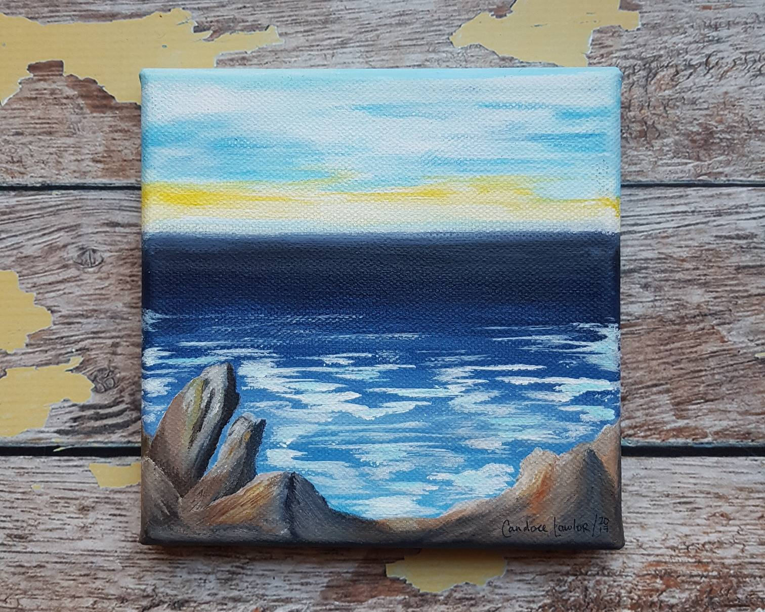 1512x1210 Seascape Canvas Art Coastal Painting Ocean Art Beachscape - Coastal Painting