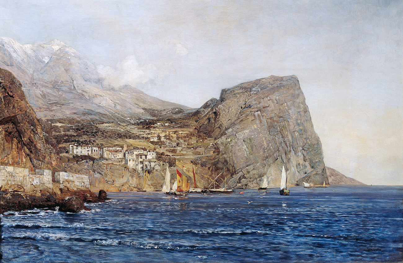 1300x851 Dalmatian Coastline Painting, 1890 Valentino's Blog - Coastline Painting