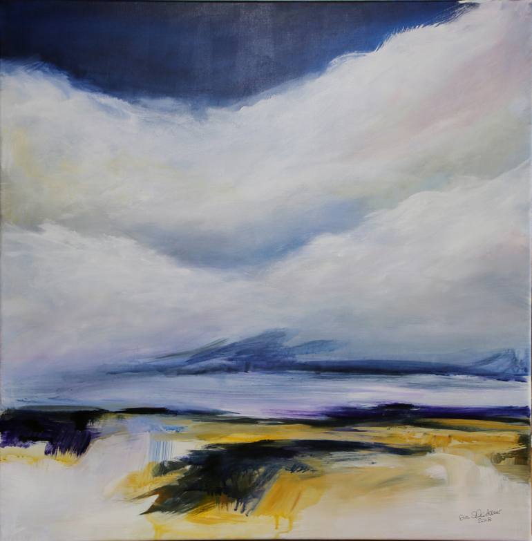 770x783 Saatchi Art Coastline Painting By Iris Schiebener - Coastline Painting