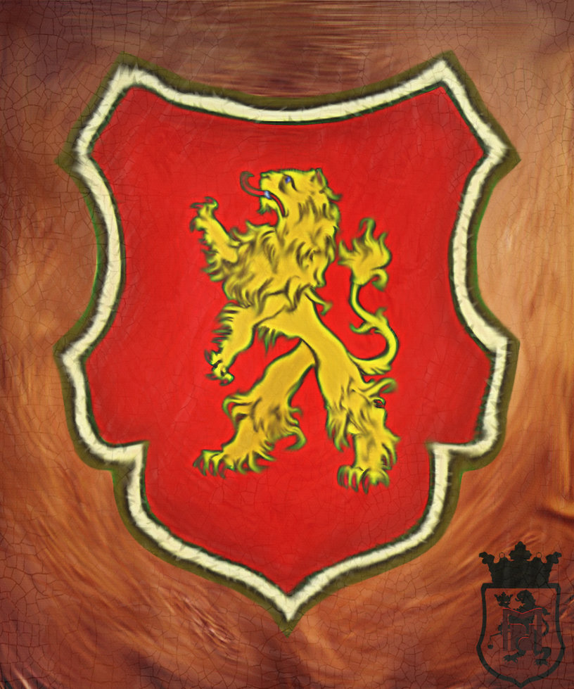 816x979 Lannister Coat Of Arms Painting By Pdictusmagister - Coat Of Arms Painting
