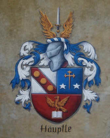 360x450 Coat Of Arms Paintings Family Crest Leather - Coat Of Arms Painting