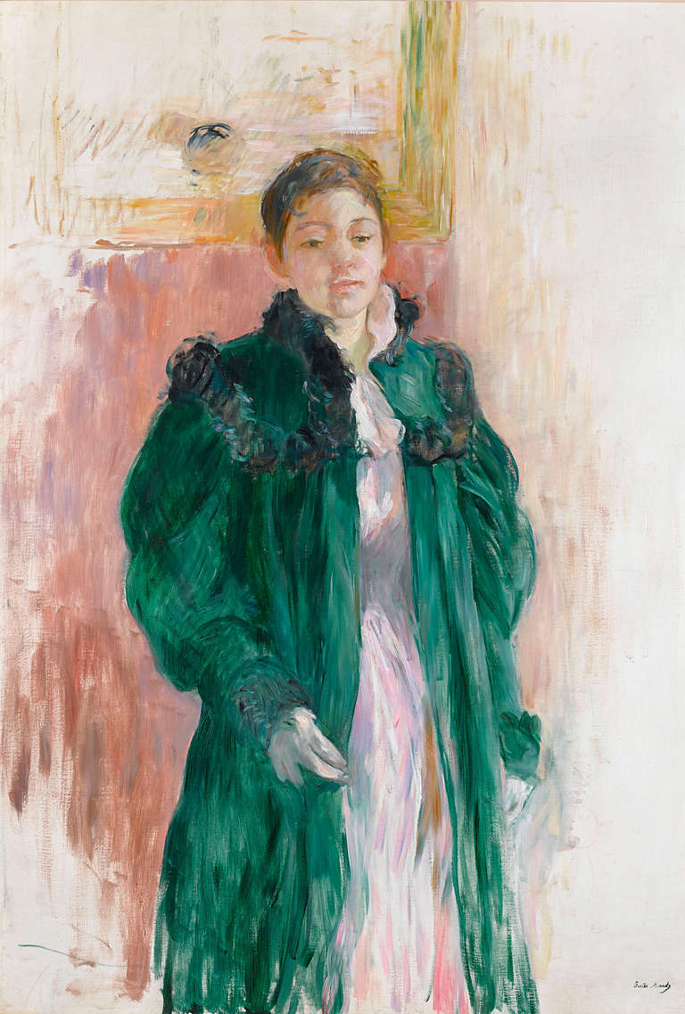 768x1137 Berthe Morisot - Coat Painting