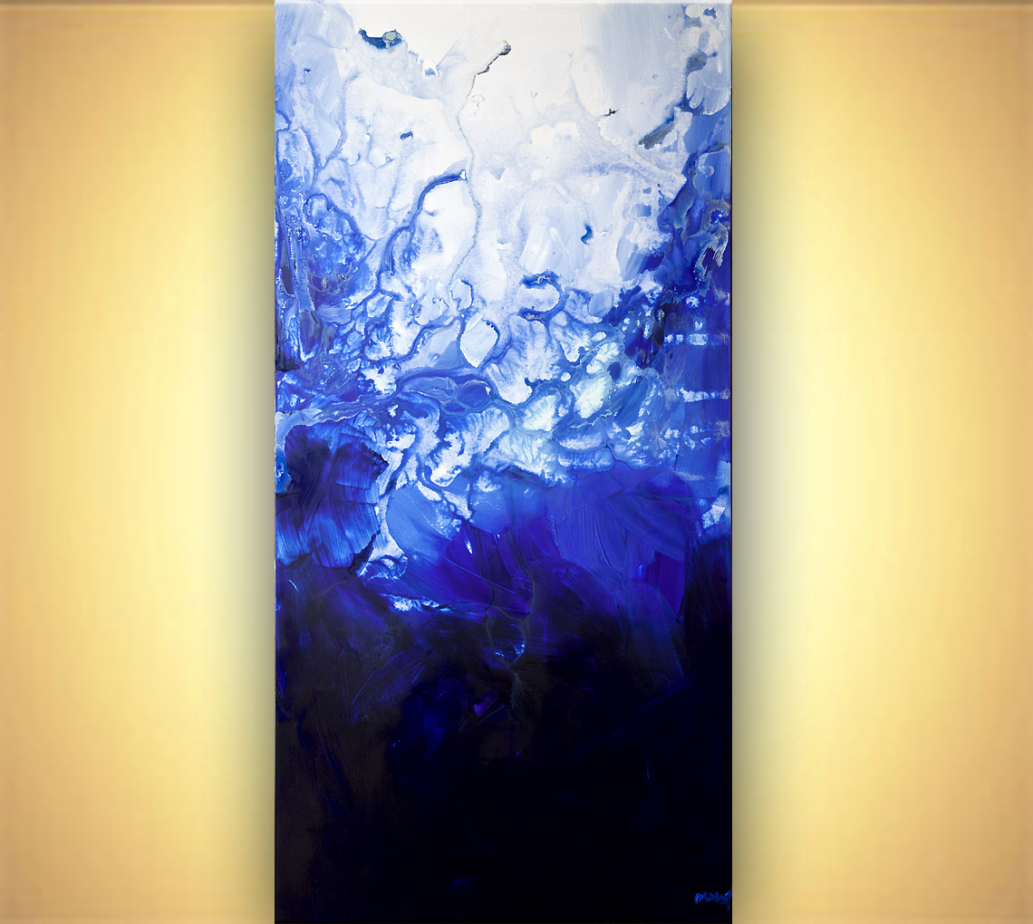 1140x1020 Painting - Cobalt Blue Painting