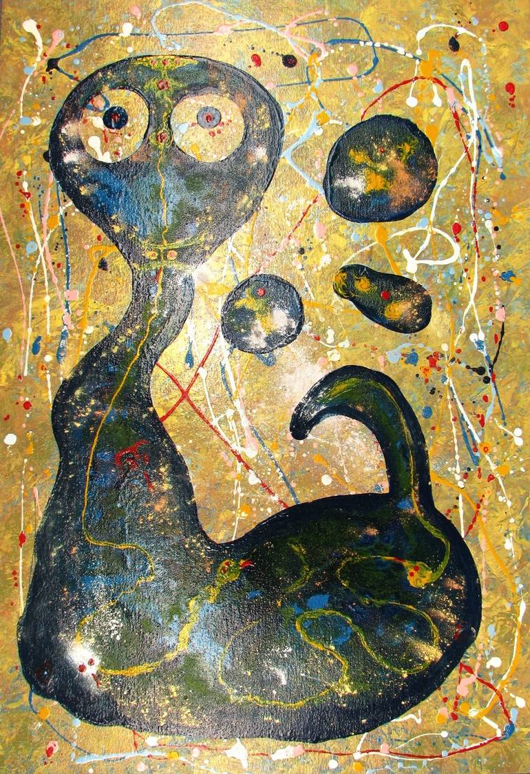 770x1124 Saatchi Art Cobra Painting By Bernard Rangel - Cobra Painting