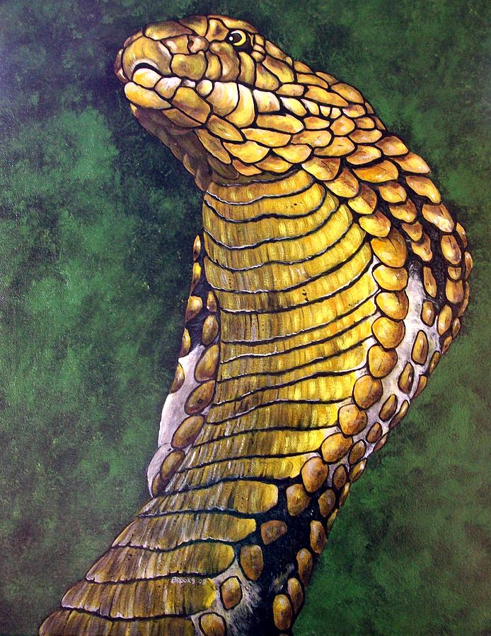 694x900 The King Painting By Richard Brooks - Cobra Painting