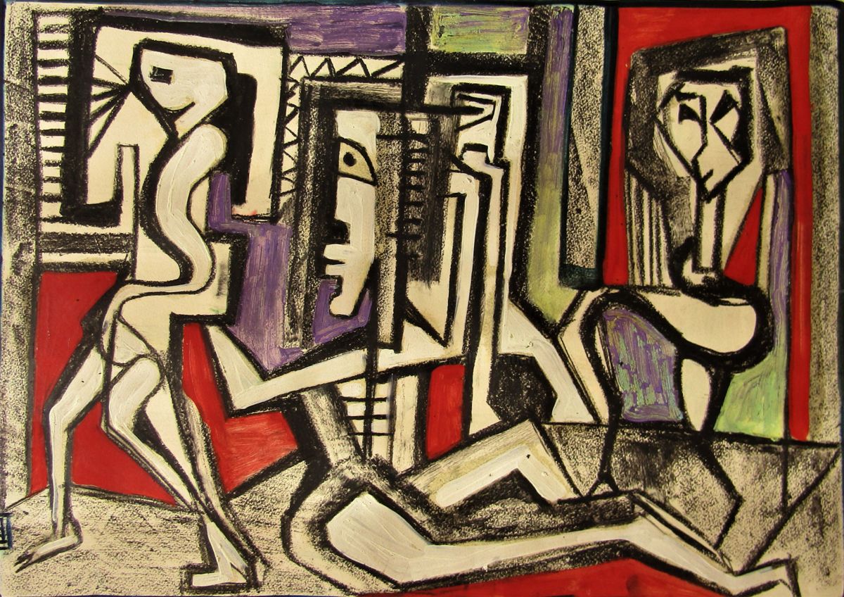 1200x848 Woman As Cobra (Fanda Florian) - Cobra Painting