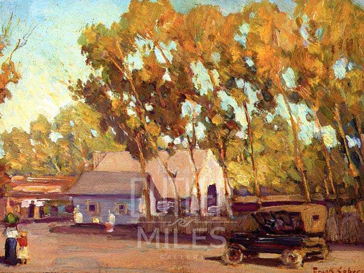 750x563 Laguna Beach By Frank Coburn Art Reproduction From Cutler Miles. - Coburn Painting
