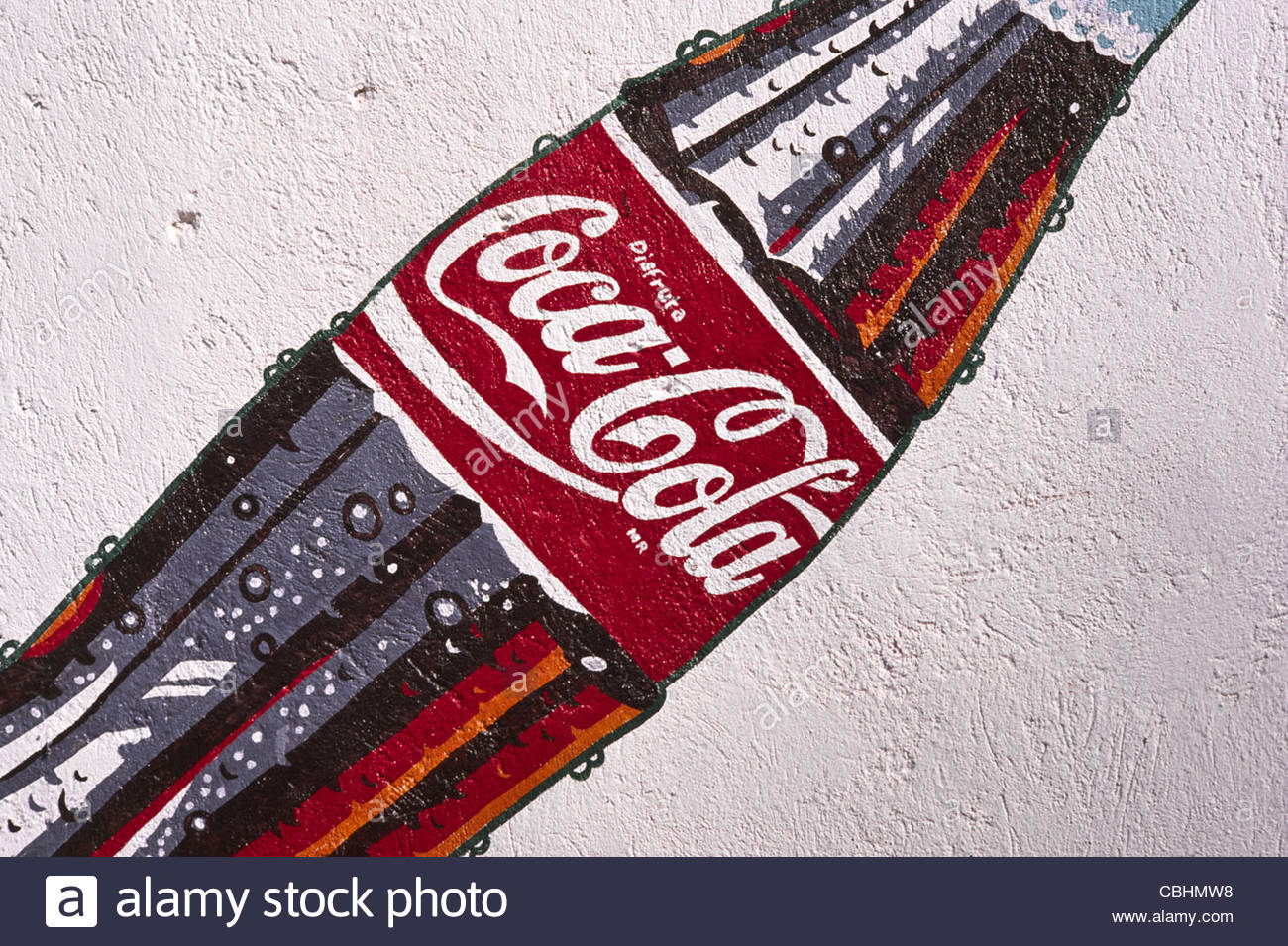 1300x955 Coca Cola Bottle, Painted Sign Detail On Building Exterior - Coca Cola Bottle Painting