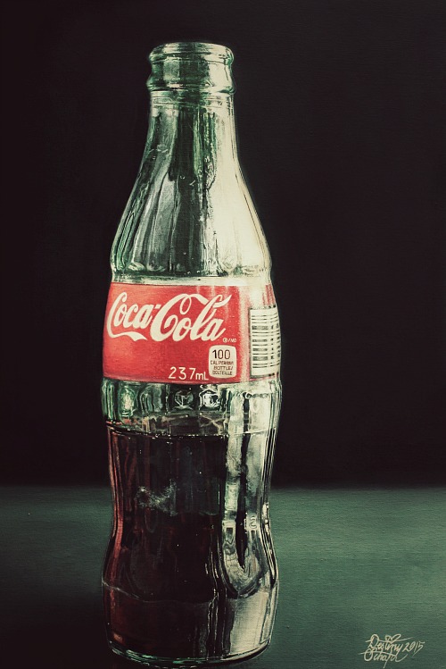 Coca Cola Bottle Painting at PaintingValley.com | Explore collection of ...