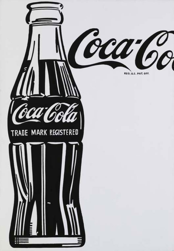 583x842 Large Coca Cola Painting By Andy Warhol - Coca Cola Bottle Painting