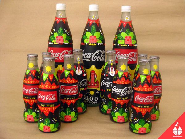 600x450 Hand Painted Commemorative Bottles For Coca Cola Philippines - Coca Cola Bottle Painting