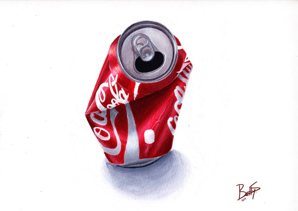 600x424 Coca Cola Painting By Betty S - Coca Cola Painting