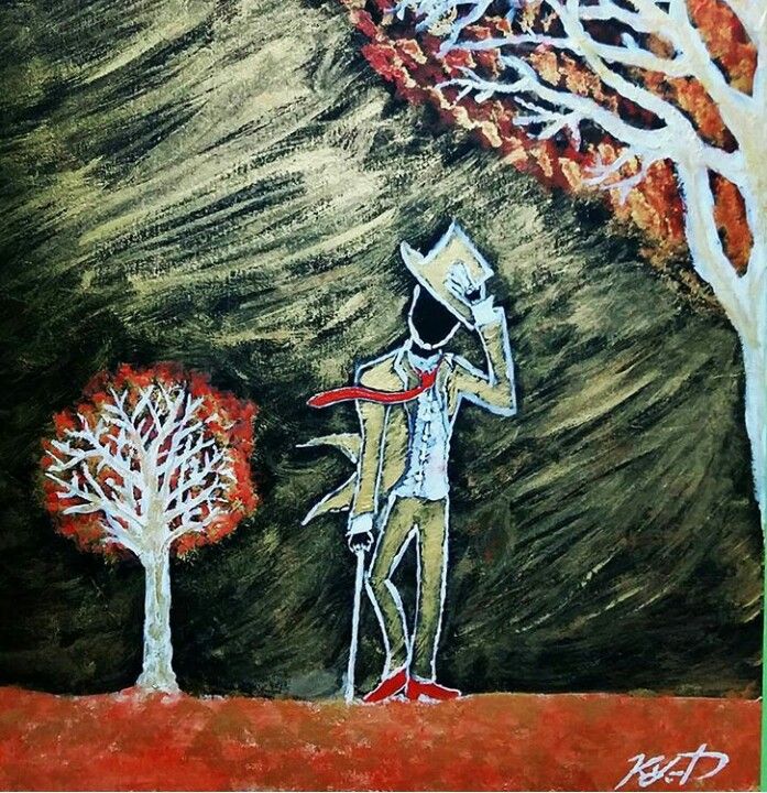 697x720 Orange Cocaine Storm - Cocaine Painting