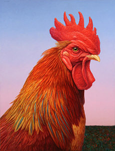 230x300 Cock Paintings Fine Art America - Cock Painting