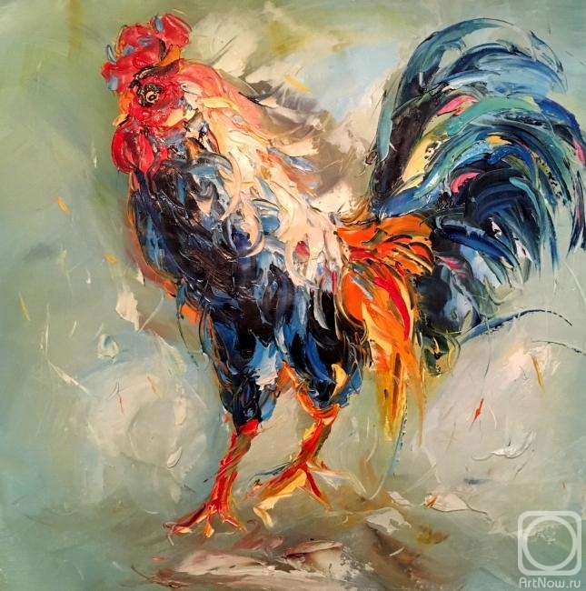 645x650 Painting Buy On Artnow.ru - Cock Painting