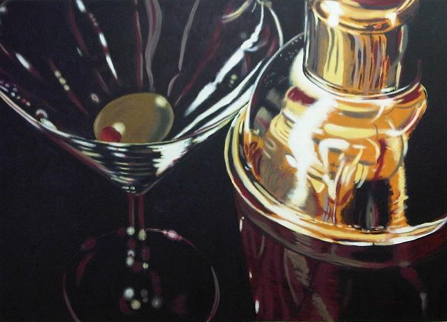 640x461 Cocktail Painting By Xavier Florensa - Cocktail Painting